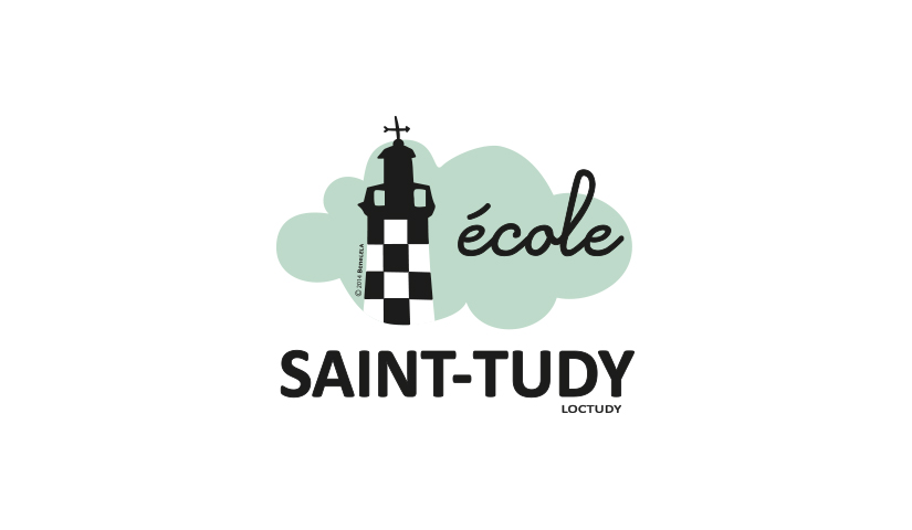 Logotype, identité graphique école Saint-Tudy, BENELELA