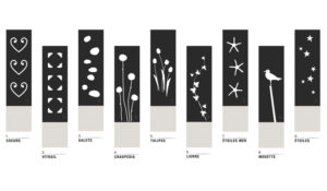 Collection de totems en ardoise réalisée par BENELELA pour la marque Galys