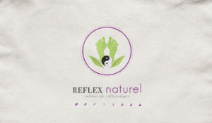 Logo cabinet de réflexologie - BENELELA Studio graphique Pont-l'Abbé, Loctudy