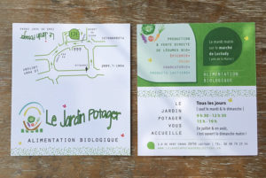 Carte Jardin Potager - BENELELA Studio graphique Pont-l'Abbé, Loctudy