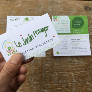 Carte Jardin Potager Loctudy - BENELELA Studio graphique Pont-l'Abbé, Loctudy