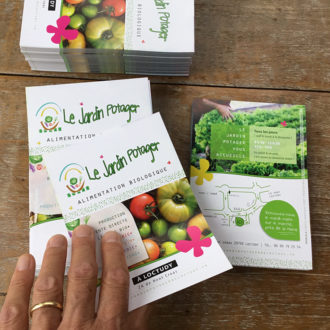 Flyers quadri Jardin Potager - BENELELA Studio graphique Pont-l'Abbé, Loctudy