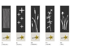 Illustrations pour totems en ardoise - BENELELA Studio graphique Pont-l'Abbé, Loctudy