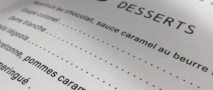 Menu AC - BENELELA - Création graphique Loctudy | Pont-l'Abbé