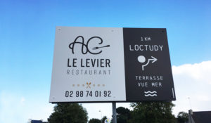 signalétique restaurant Loctudy - BENELELA Studio graphique Pont-l'Abbé, Loctudy