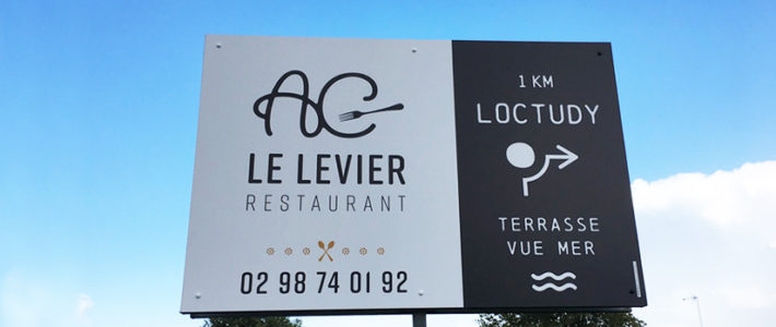 signalétique restaurant Loctudy - BENELELA Studio graphique Pont-l'Abbé, Loctudy