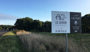 signalétique restaurant Loctudy - BENELELA Studio graphique Pont-l'Abbé, Loctudy