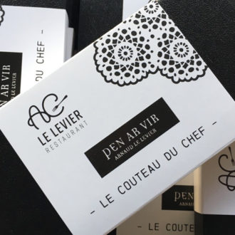 Packaging Couteaux AC LE LEVIER Loctudy - BENELELA Studio graphique Pont-l'Abbé, Loctudy