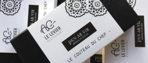 Habillage boîte couteau Restaurant AC LE LEVIER