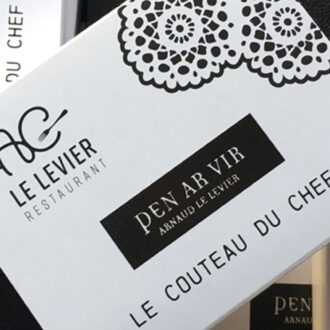 Habillage boîte couteau Restaurant AC LE LEVIER