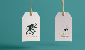 Logos, visuels FIDÉZIL - Graphiste Pont-l'Abbé : BENELELA Studio graphique Finistère sud, Pays bigouden