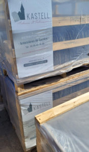 Étiquettes étirables pour palettes - Graphiste Pont-l'Abbé - Loctudy : BENELELA Studio graphique Finistère sud, Pays bigouden