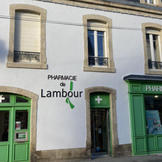 Identité Pharmacie de Lambour - Graphiste à Pont-l'Abbé - Loctudy : BENELELA Studio graphique Finistère sud, Pays bigouden