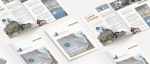 Support de communication pour la promotion des ardoises KASTELL